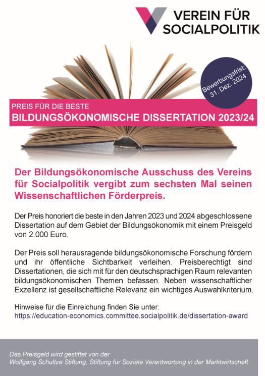 Preisausschreibung: 2023 / 2024